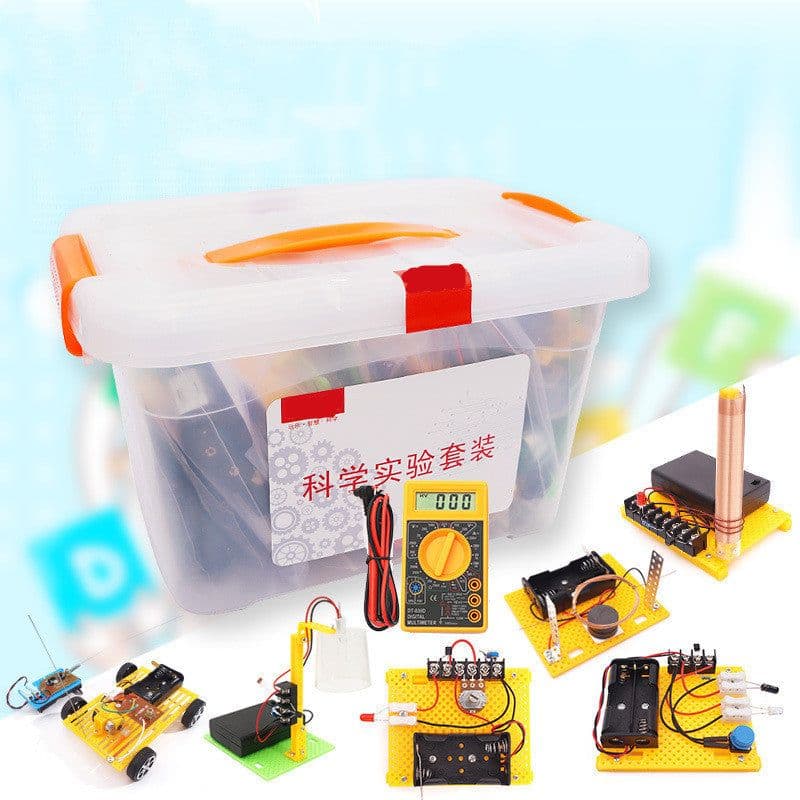 image-Handmade DIY Electronic Science Experiment Set Students Physical Puzzle