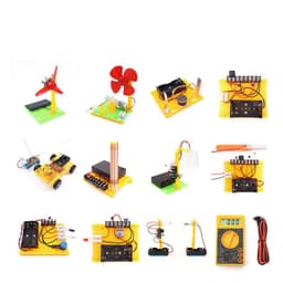 image-Handmade DIY Electronic Science Experiment Set Students Physical Puzzle