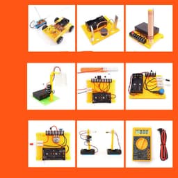 image-Handmade DIY Electronic Science Experiment Set Students Physical Puzzle
