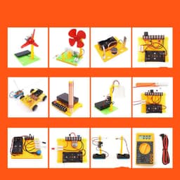 image-Handmade DIY Electronic Science Experiment Set Students Physical Puzzle