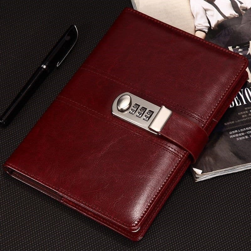 image-Girls' Thickened Hand Books With Locks Laptops With Locks