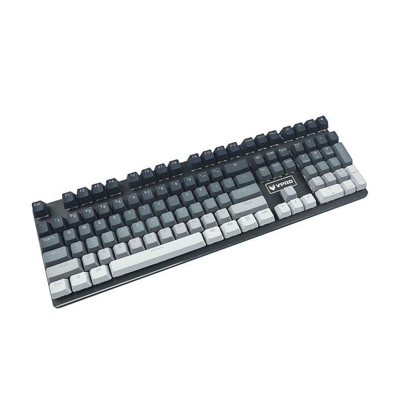 image-Dual Color Gradient Pbt Dip Dyed Positive Engraved Transparent Oem Keycaps