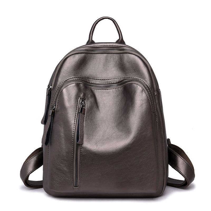 image-New handbag Korean lady PU backpack fashion tide all-match leisure travel backpack bag can be issued on behalf of the PU