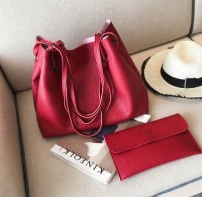 image-Fashion Shoulder Tote Bag Two Piece Crossbody Bag