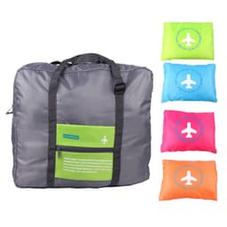 image-Large Capacity Foldable Travel Bag Nylon Waterproof Gym Duffel Bag Folding Traveling Clothes Storage Organizer