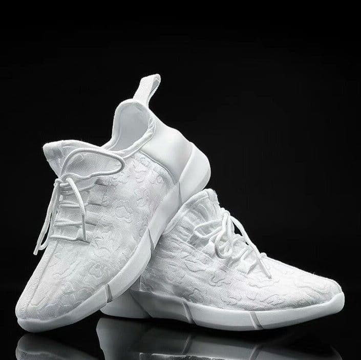 image-Fiber Optic LED Shoes USB Recharge Glowing Sneakers Man Llight Up Shoes