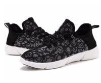 image-Fiber Optic LED Shoes USB Recharge Glowing Sneakers Man Llight Up Shoes