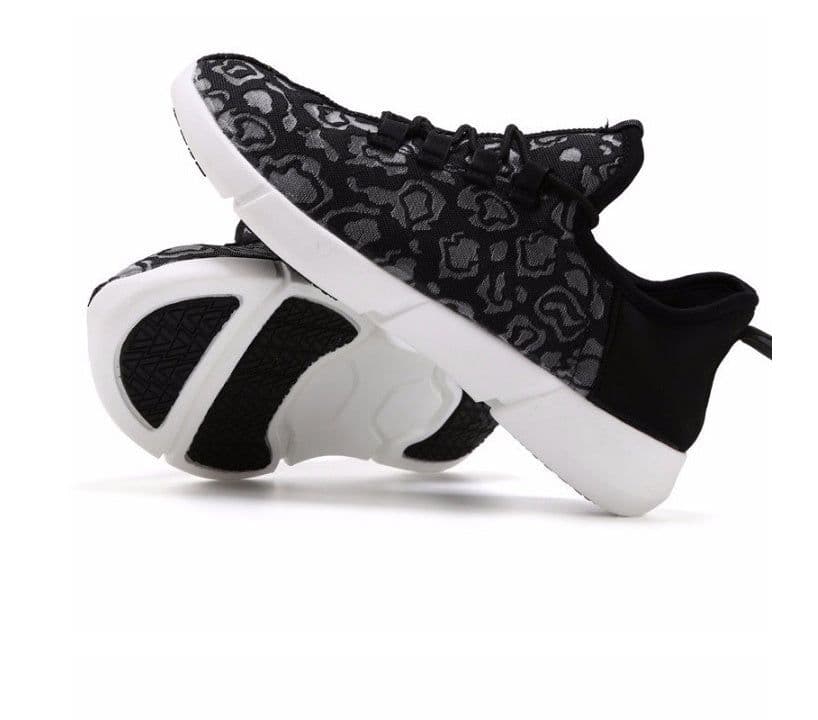image-Fiber Optic LED Shoes USB Recharge Glowing Sneakers Man Llight Up Shoes