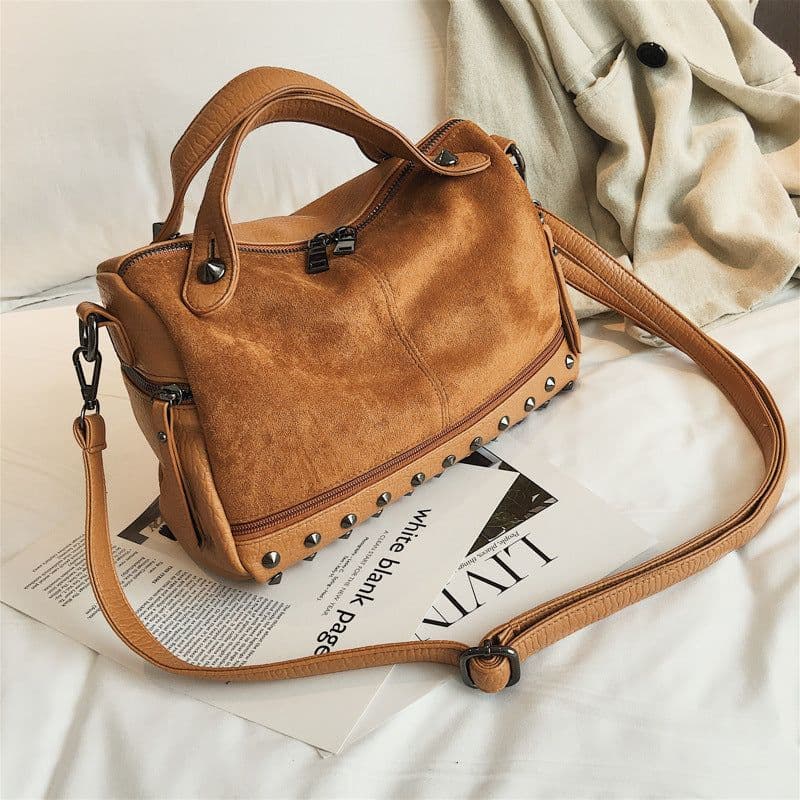 image-High Quality Big Casual Tote Female Shoulder Bag Soft Bolsas