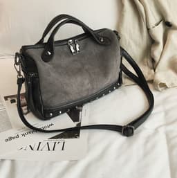 image-High Quality Big Casual Tote Female Shoulder Bag Soft Bolsas