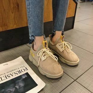 image-Boots women cotton shoes winter new version of the Korean version of students all warm with velvet and thickened bread shoes female