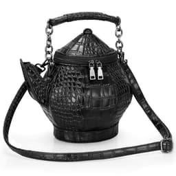 image-Portable kettle pu female bag