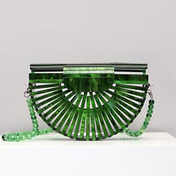 image-Round Acrylic Cross Body Bag Summer Mini Girls Lady Handbags