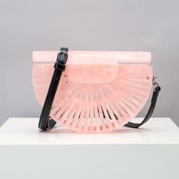 image-Round Acrylic Cross Body Bag Summer Mini Girls Lady Handbags
