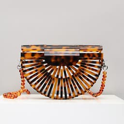 image-Round Acrylic Cross Body Bag Summer Mini Girls Lady Handbags