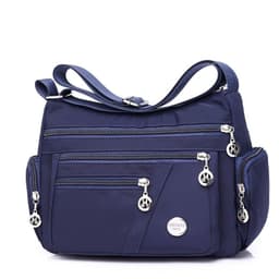 image-Ladies Multi-layer Square Fashion Women Shoulder Messenger Bag Waterproof Nylon Oxford Crossbody Bag Handbags
