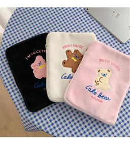image-Compatible with Apple, Bear Ipad Bag 11 Inch 10.5 Inch 9.7 Inch Liner Bag