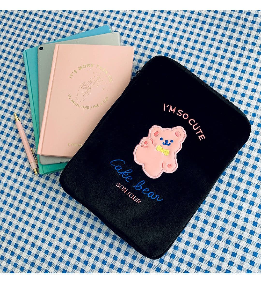 image-Compatible with Apple, Bear Ipad Bag 11 Inch 10.5 Inch 9.7 Inch Liner Bag