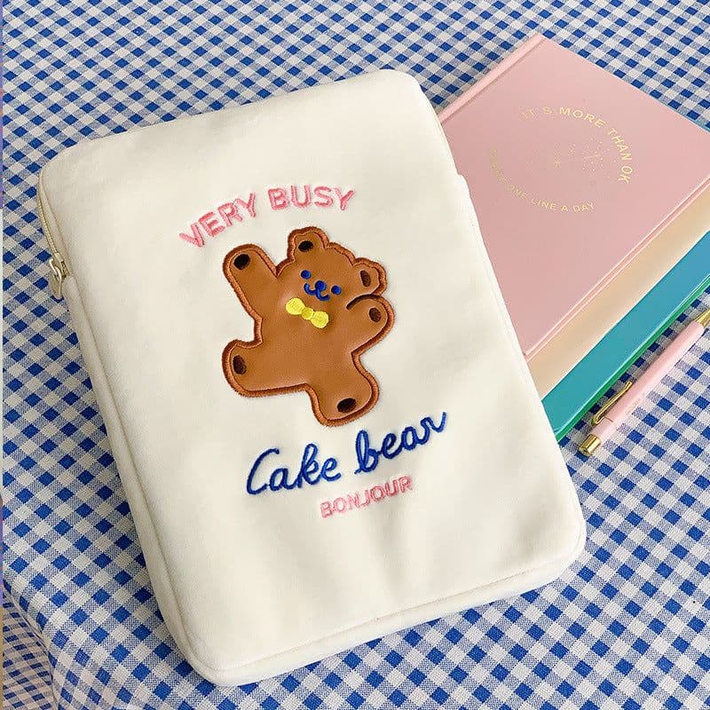 image-Compatible with Apple, Bear Ipad Bag 11 Inch 10.5 Inch 9.7 Inch Liner Bag