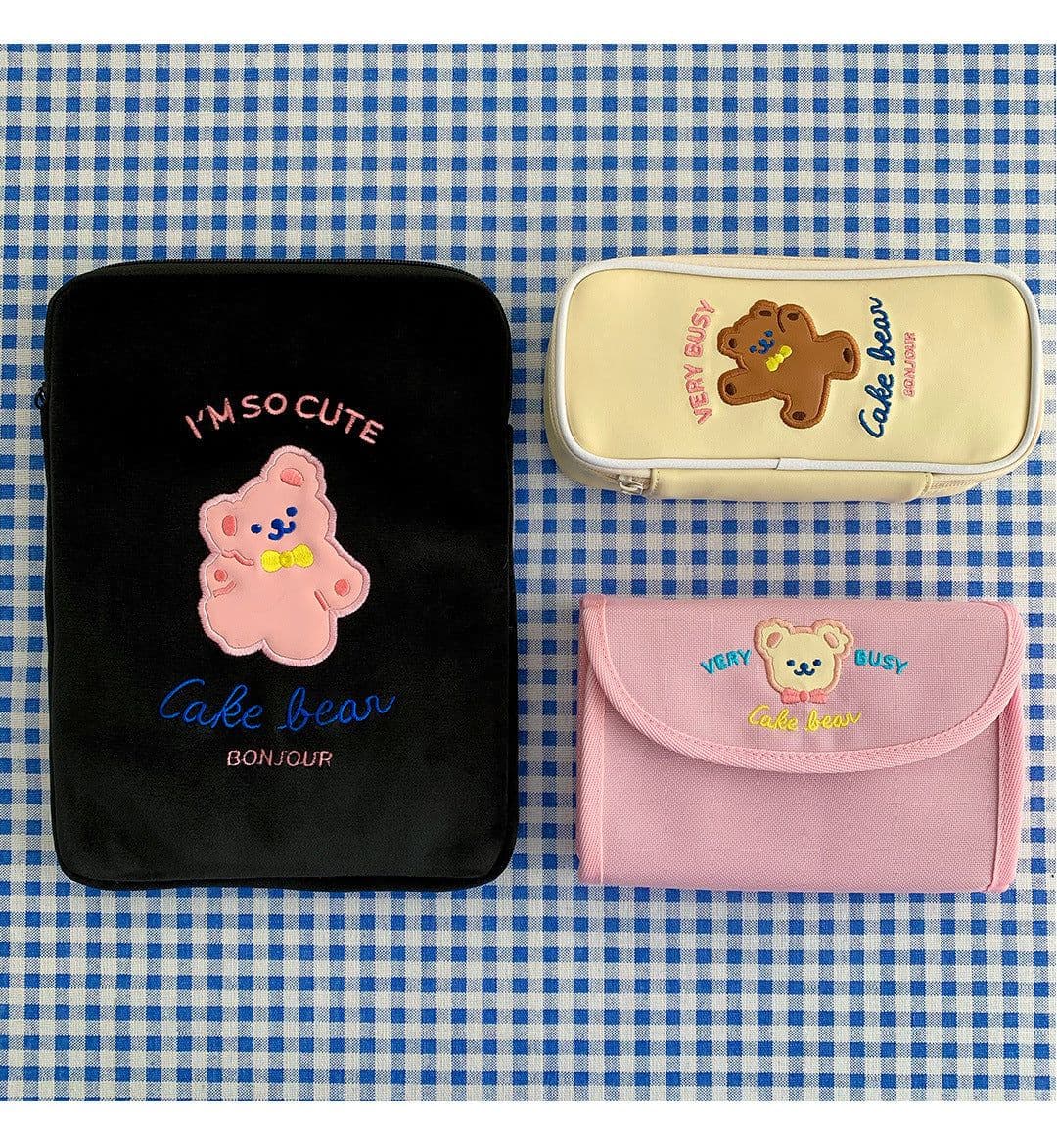 image-Compatible with Apple, Bear Ipad Bag 11 Inch 10.5 Inch 9.7 Inch Liner Bag