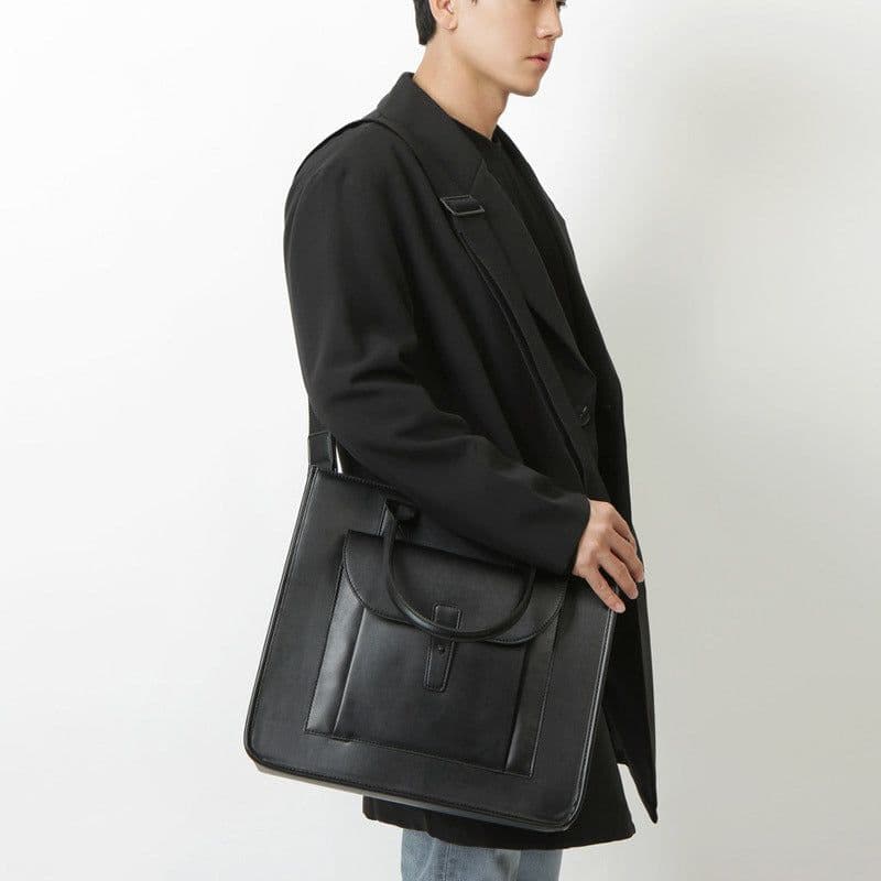 image-Shoulder Messenger Bag Men's Simple Casual Business Men And Women