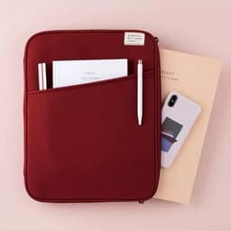 image-Creative Simple Solid Color Tablet Bag