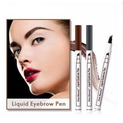 image-Waterproof Natural Eyebrow Pen Four-claw Eye Brow Tint Fork Tip Eyebrow Tattoo Pencil