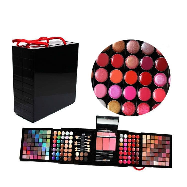 image-A Foreign Trade On Behalf Of Explosion Deluxe 177 Color Eye Shadow Bronzing Plate Combination Makeup Set White Optional