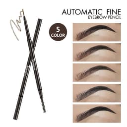 image-5 Colors Automatic Fine Eyebrow Pencil Brand Eye Brow Tint Cosmetics Eyebrow Tattoo Pen Waterproof Eye Brow Pencil Smudge-proof