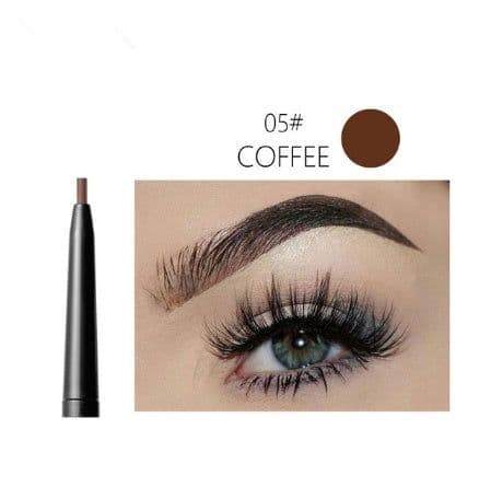 image-5 Colors Automatic Fine Eyebrow Pencil Brand Eye Brow Tint Cosmetics Eyebrow Tattoo Pen Waterproof Eye Brow Pencil Smudge-proof
