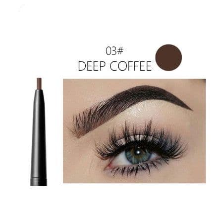image-5 Colors Automatic Fine Eyebrow Pencil Brand Eye Brow Tint Cosmetics Eyebrow Tattoo Pen Waterproof Eye Brow Pencil Smudge-proof