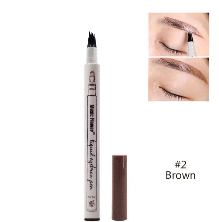 image-Three - or four-headed eyebrow pencils are waterproof and long-lasting
