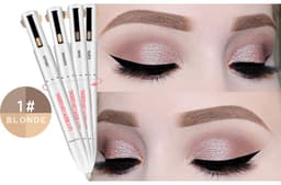 image-Eyebrow Shaping Set 3 In 1 Foldable Adjustable Eyebrow Stencil For Perfect Brows Shapes Makeup