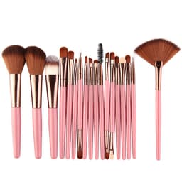 image-Eye Brushes, Blush Brush, Iip Brush And Fan-Shaped Makeup Brush Set