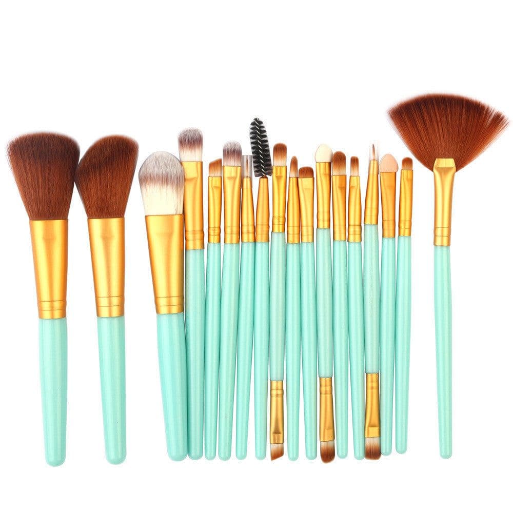 image-Eye Brushes, Blush Brush, Iip Brush And Fan-Shaped Makeup Brush Set