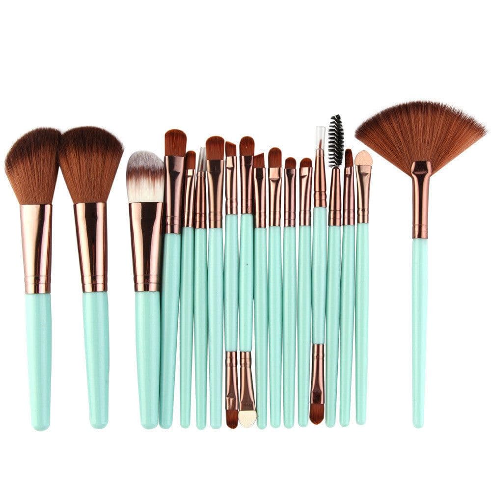 image-Eye Brushes, Blush Brush, Iip Brush And Fan-Shaped Makeup Brush Set