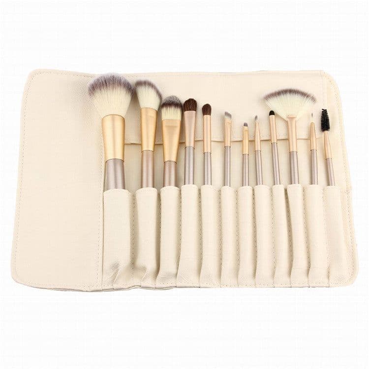 image-Spot Detonating 121824, White Make-up, White Make-up Brush, 24 Make-up And Brush Suits For Portable Beauty And Makeup Tools
