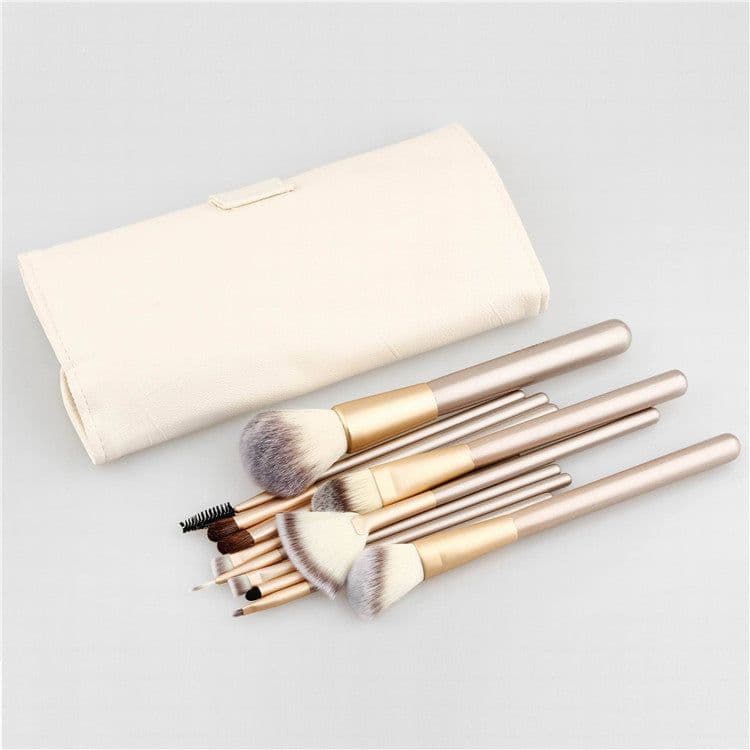 image-Spot Detonating 121824, White Make-up, White Make-up Brush, 24 Make-up And Brush Suits For Portable Beauty And Makeup Tools