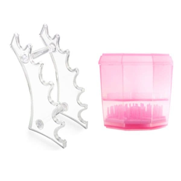 image-14 Hole Make up Brush Set Dry Rack Drying Brushes Shelf Multifunction Stand Display Cosmetic Clean Tool Wash Makeup Brush Holder