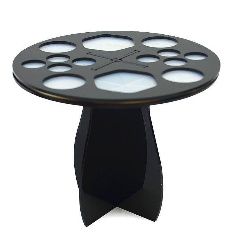 image-14 Hole Make up Brush Set Dry Rack Drying Brushes Shelf Multifunction Stand Display Cosmetic Clean Tool Wash Makeup Brush Holder