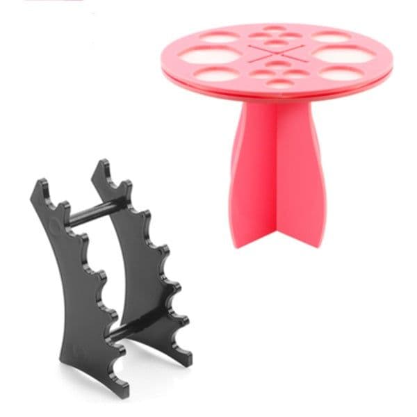 image-14 Hole Make up Brush Set Dry Rack Drying Brushes Shelf Multifunction Stand Display Cosmetic Clean Tool Wash Makeup Brush Holder