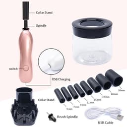 image-USB charging automatic lazy scrubber