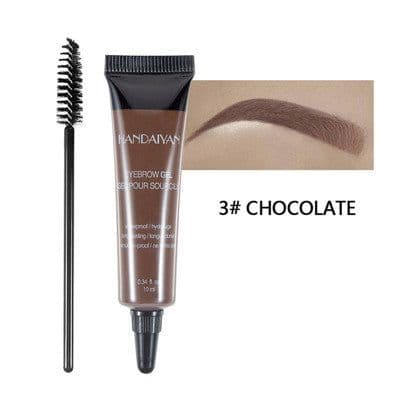 image-Eyebrow Makeup Henna Gel Black Brown Waterproof Durable Liquid Tint Brush Sets Tattoo Paint Kit Cream Enhancer Dye Cosmetic Tool