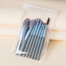 image-Travel Portable 8 Mini Makeup Brush Beauty Set