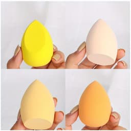 image-4 Pcs Professional Makeup Sponges Set - Blender For Foundation, Touch Ups, And Makeup - Latex-Free - Dry And Wet Use - Gift Box Included - Perfect Cosmetic Accessory