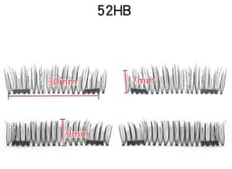 image-3D double magnet false eyelashes 24P double magnet false Mascara free magnetic false eyelash double magnet eyelashes