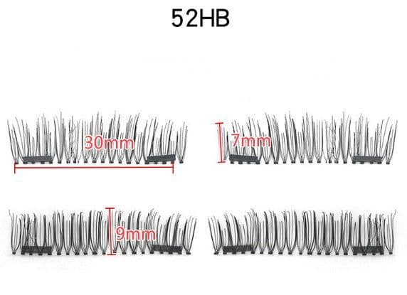 image-3D double magnet false eyelashes 24P double magnet false Mascara free magnetic false eyelash double magnet eyelashes