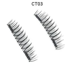 image-3D double magnet false eyelashes 24P double magnet false Mascara free magnetic false eyelash double magnet eyelashes