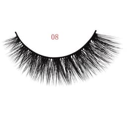 image-3D mink eyelashes 3 pairs of natural fiber long false eyelashes