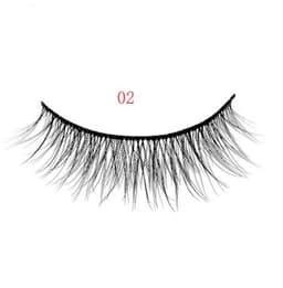 image-3D mink eyelashes 3 pairs of natural fiber long false eyelashes
